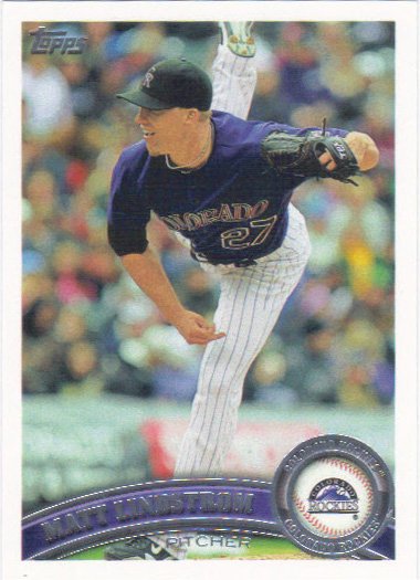 Matt Lindstrom 2011 Topps Update #US171 Colorado Rockies Baseball Card