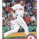 Jed Lowrie 2011 Topps #576 Boston Red Sox Baseball Card