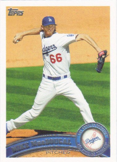 Mike MacDougal 2011 Topps Update #US29 Los Angeles Dodgers Baseball Card