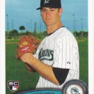 Brett Sinkbeil 2011 Topps Rookie #117 Florida Marlins Baseball Card