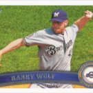 Randy Wolf 2011 Topps #14 Milwaukee Brewers Baseball Card