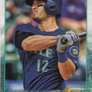 Justin Ruggiano 2015 Topps #384 Seattle Mariners Baseball Card Justin Ruggiano 2015 Topps #384 Seattle Mariners Baseball Card