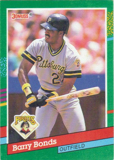 Barry Bonds 1992 Upper Deck Pittsburgh Pirates Baseball Card #721