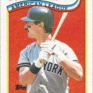 Don Mattingly 1989 Topps #397 New York Yankees Baseball Card
