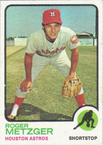 Roger Metzger 1973 Topps #395 Houston Astros Baseball Card