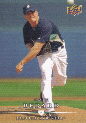 Erik Bedard 2008 Upper Deck First Edition #468 Seattle Mariners Baseball Card