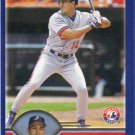 Peter Bergeron 2003 Topps #618 Montreal Expos Baseball Card