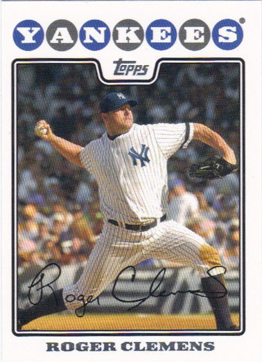 2007 Topps #340 Roger Clemens - New York Yankees (Baseball Cards) at  's Sports Collectibles Store