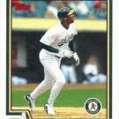 Jermaine Dye 2004 Topps #579 Oakland Athletics Baseball Card