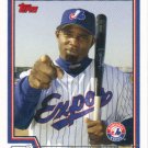 Carl Everett 2004 Topps #566 Montreal Expos Baseball Card