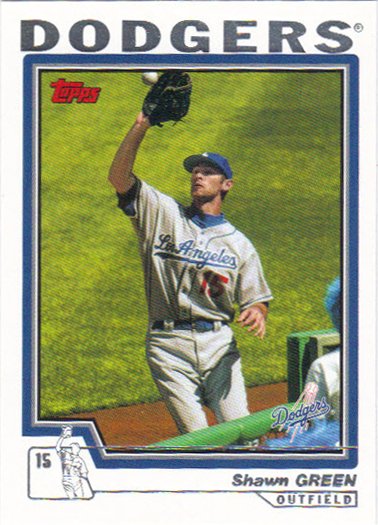 Shawn Green 2004 Topps #440 Los Angeles Dodgers Baseball Card