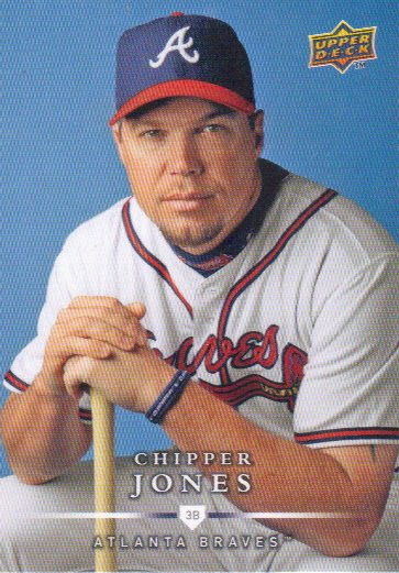Chipper Jones 2008 Upper Deck First Edition #305 Atlanta Braves Baseball Card