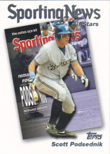 Scott Podsednik 2004 Topps #729 Milwaukee Brewers Baseball Card