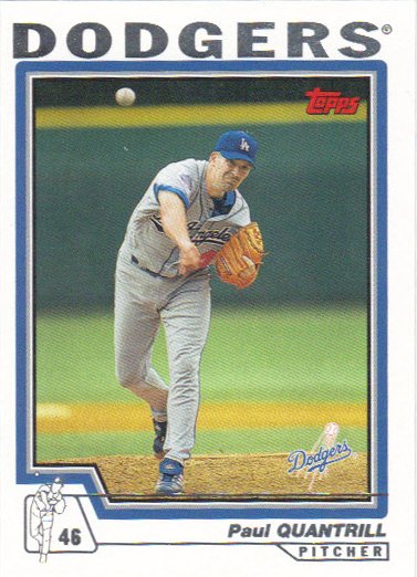 Paul Quantrill 2004 Topps #175 Los Angeles Dodgers Baseball Card