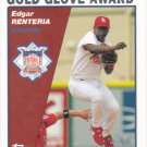 Edgar Renteria 2004 Topps #710 St. Louis Cardinals Baseball Card