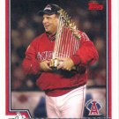 Mike Scioscia 2004 Topps #267 Anaheim Angels Baseball Card
