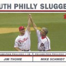 Jim Thome-Mike Schmidt 2004 Topps #695 Philadelphia Phillies Baseball Card Jim Thome-Mike Schmidt 2004 Topps #695 Philadelphia Phillies Baseball Card