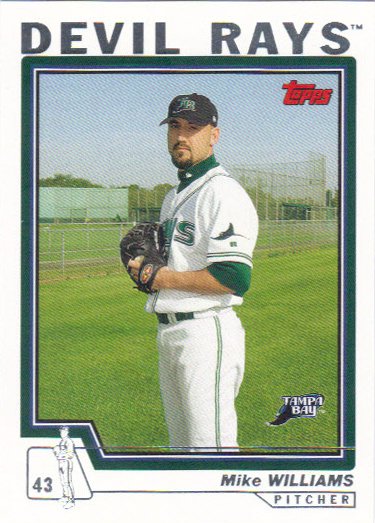 Mike Williams 2004 Topps #598 Tamp Bay Devil Rays Baseball Card
