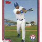 Eric Young 2004 Topps #494 Texas Rangers Baseball Card