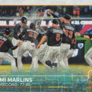 Miami Marlins 2015 Topps #699 Baseball Team Card Miami Marlins 2015 Topps #699 Baseball Team Card