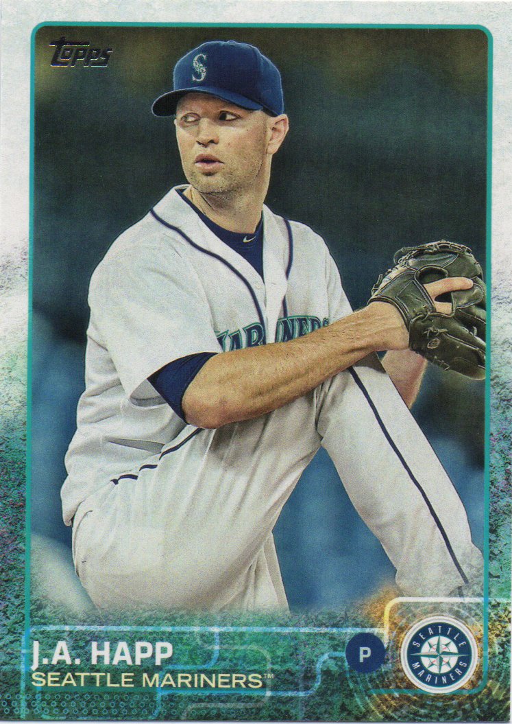 Seattle Mariners 2015 Topps Complete Series One and Two Regular Issue