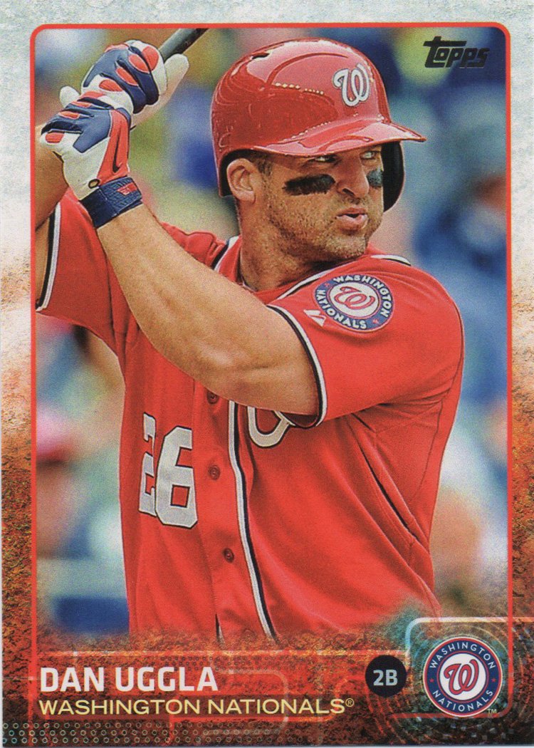 Dan Uggla 2015 Topps Update US382 Washington Nationals Baseball Card