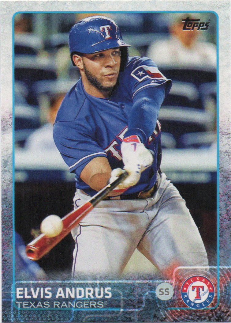 Elvis Andrus 2015 Topps 281 Texas Rangers Baseball Card