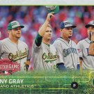Sonny Gray 2015 Topps Update #US93 Oakland Athletics Baseball Card Sonny Gray 2015 Topps Update #US93 Oakland Athletics Baseball Card