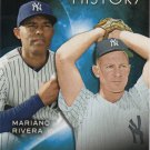 Mariano Rivera-Whitey Ford 2015 Topps Eclipsing History #EH-6 New York Yankees Baseball Card Mariano Rivera-Whitey Ford 2015 Topps Eclipsing History #EH-6 New York Yankees Baseball Card