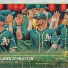 Oakland Athletics 2015 Topps #33 Baseball Team Card Oakland Athletics 2015 Topps #33 Baseball Team Card