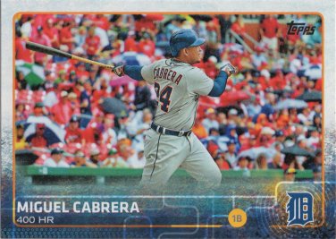 Miguel Cabrera 2015 Topps Update #US28 Detroit Tigers Baseball Card