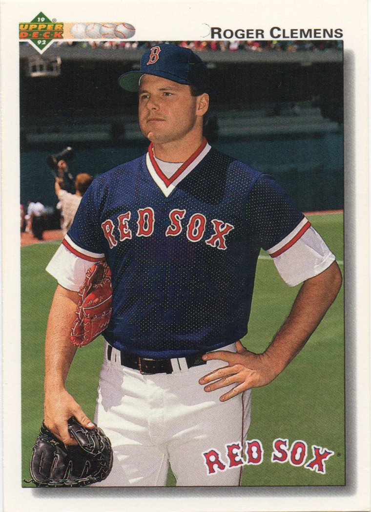 Roger Clemens 1992 Upper Deck #545 Boston Red Sox Baseball Card