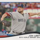Jon Lester 2014 Topps #206 Boston Red Sox Baseball Card Jon Lester 2014 Topps #206 Boston Red Sox Baseball Card