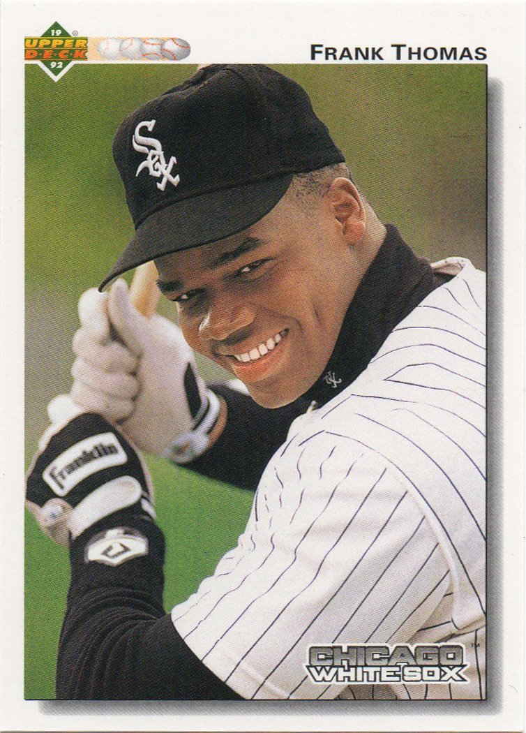 Frank Thomas 1992 Upper Deck 166 Chicago White Sox Baseball Card 