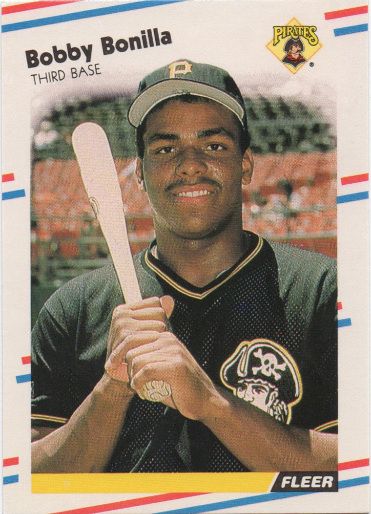Bobby Bonilla, Pittsburgh Pirates, Topps 208 - (Stock# 3652)