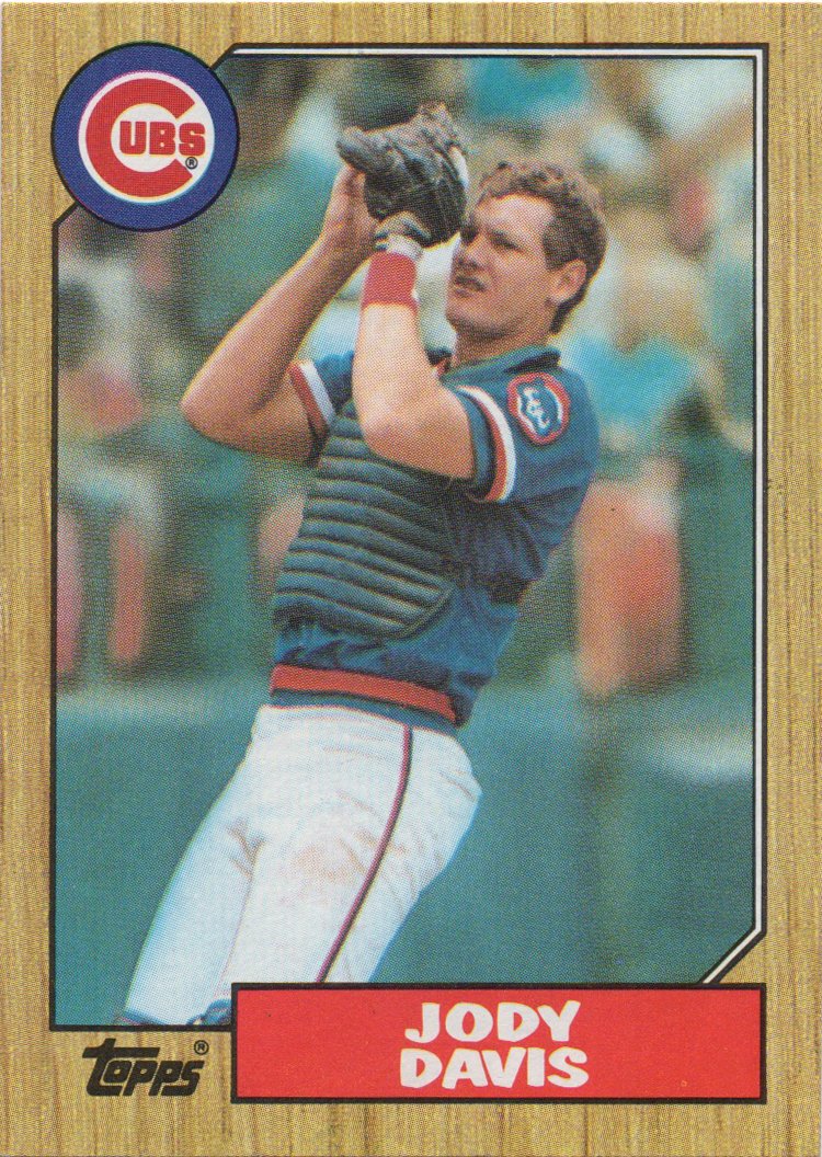 Jody Davis 1987 Topps #270 Chicago Cubs Baseball Card
