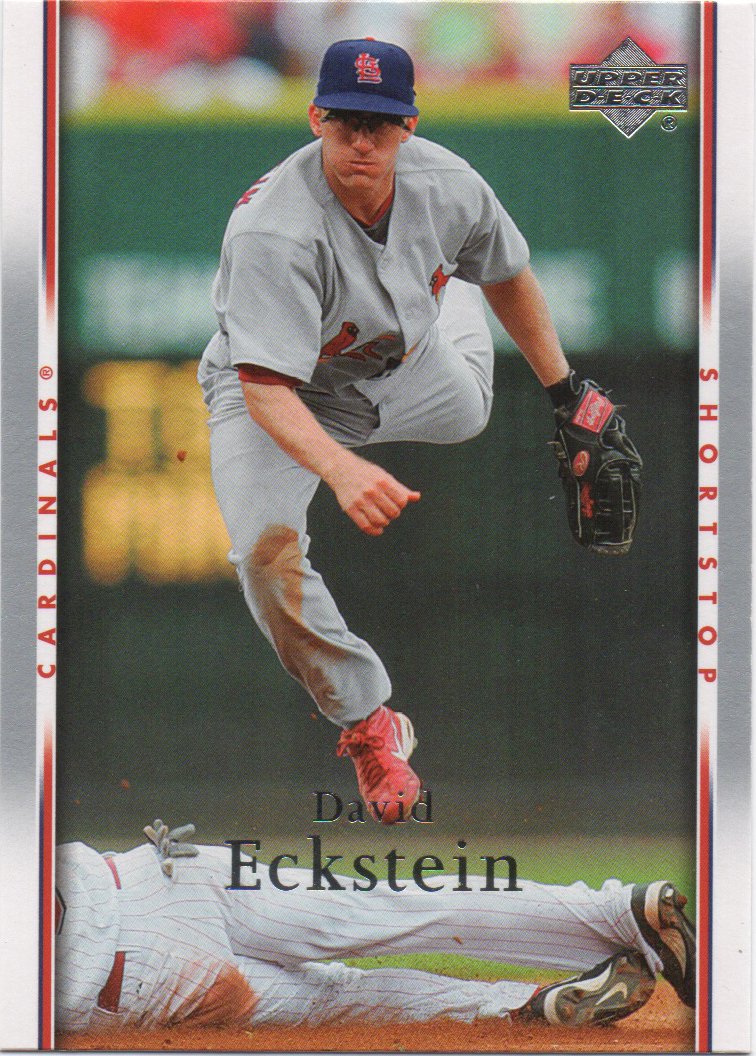 David Eckstein 2007 Upper Deck #445 St. Louis Cardinals Baseball Card