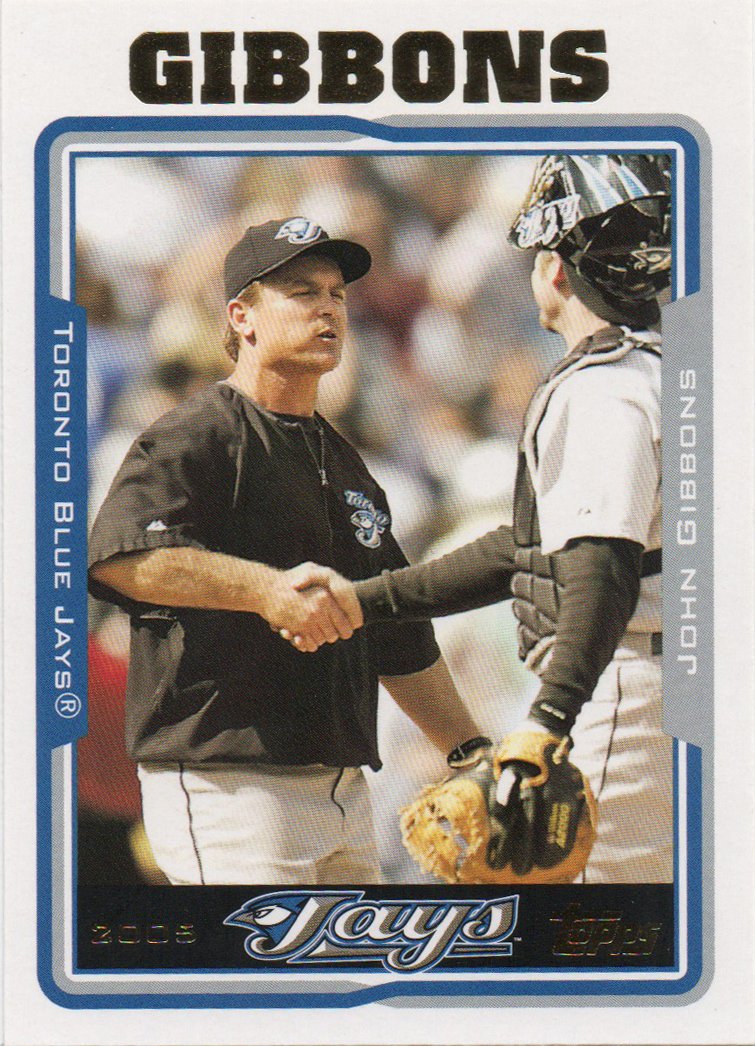 John Gibbons 2005 Topps #296 Toronto Blue Jays Baseball Card