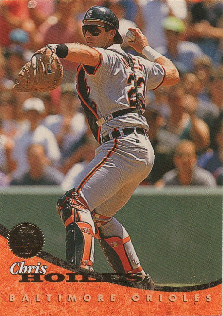 Chris Hoiles 1994 Leaf #195 Baltimore Orioles Baseball Card