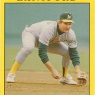 Carney Lansford 1991 Fleer #14 Oakland Athletics Baseball Card