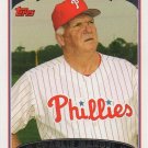 Charlie Manuel 2006 Topps #286 Philadelphia Phillies Baseball Card Charlie Manuel 2006 Topps #286 Philadelphia Phillies Baseball Card