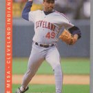 Jose Mesa 1993 Fleer #596 Cleveland Indians Baseball Card