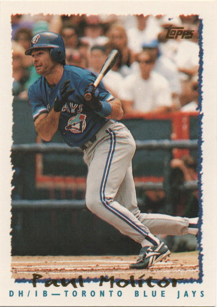 Paul Molitor 1995 Upper Deck #107 Toronto Blue Jays Baseball Card