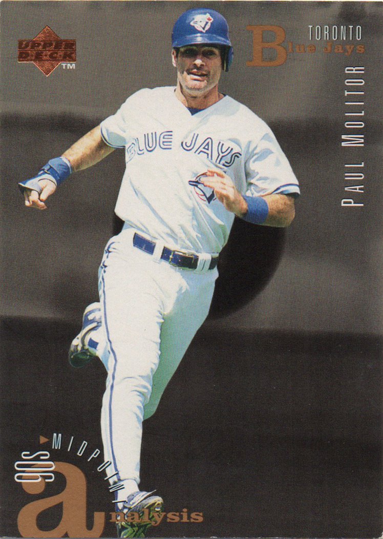 Paul Molitor 1995 Upper Deck #107 Toronto Blue Jays Baseball Card