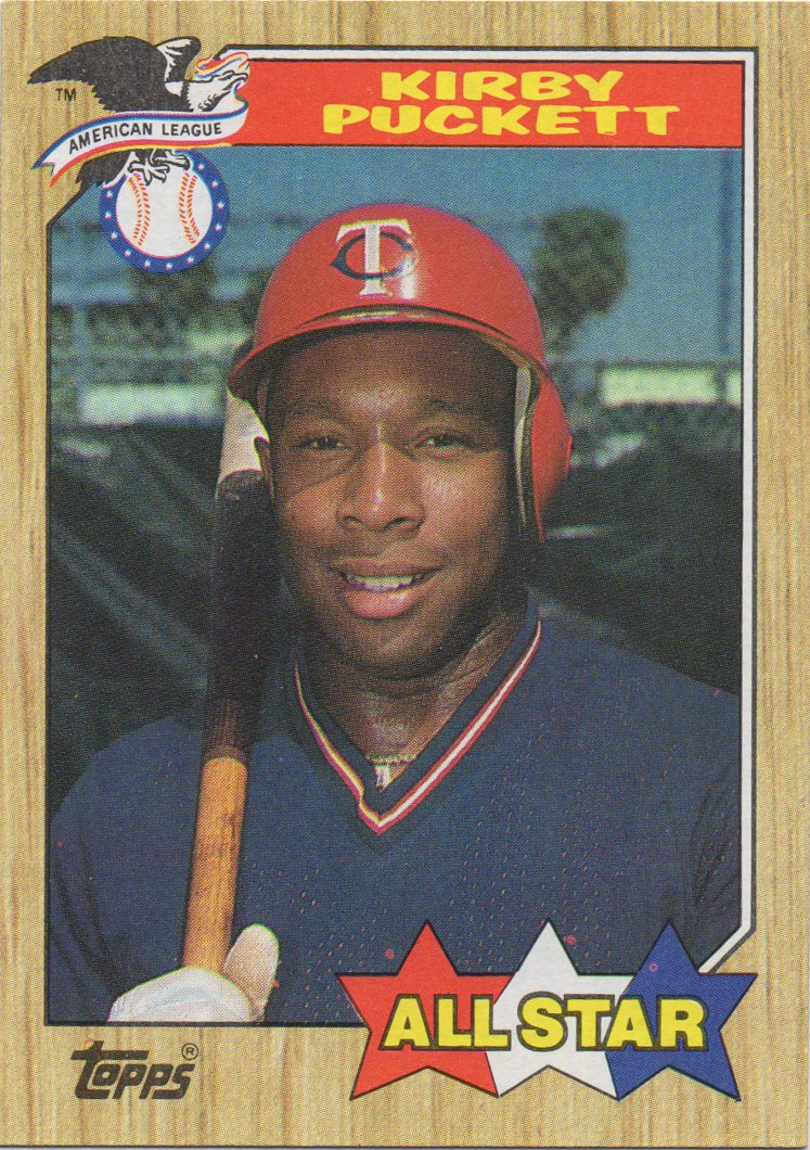 Kirby Puckett 1987 Topps 611 Minnesota Twins Baseball Card