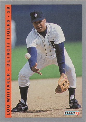 Lou Whitaker 1993 Fleer #614 Detroit Tigers Baseball Card