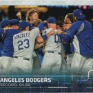 Los Angeles Dodgers 2015 Topps #478 Baseball Team Card