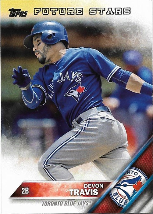 Devon Travis 2016 Topps #258 Toronto Blue Jays Baseball Card