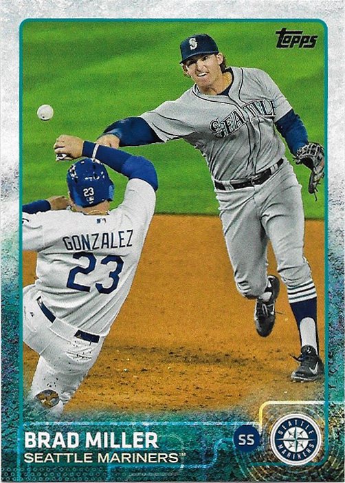Brad Miller 2015 Topps Update #US7 Seattle Mariners Baseball Card