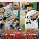 Scott Oberg-Deolis Guerra 2015 Topps Update Rookie #US312 Rockies-Pirates Baseball Card